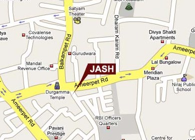 Jash location close up